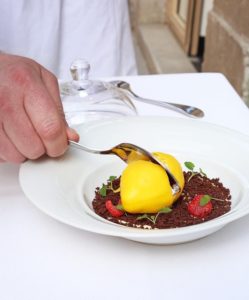 Citron en trompe l'oeil au restaurant une étoile Michelin, Le Gourmet de Sèze