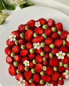 Tarte aux fraises réalisée par le chef 2 étoiles Christophe Aribert