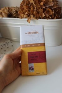 Tablette pure origine du chocolatier A.Morin.