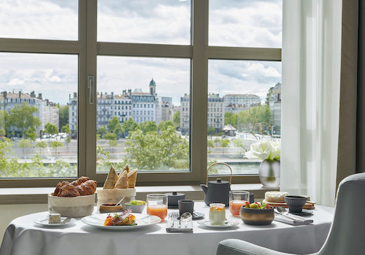 Vue de l'Intercontinental Lyon Hôtel-Dieu.