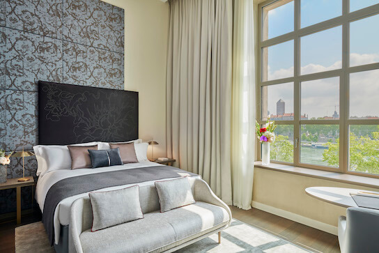 Suite présidentielle au sein de l'hôtel Intercontinental Lyon Hôtel-Dieu.