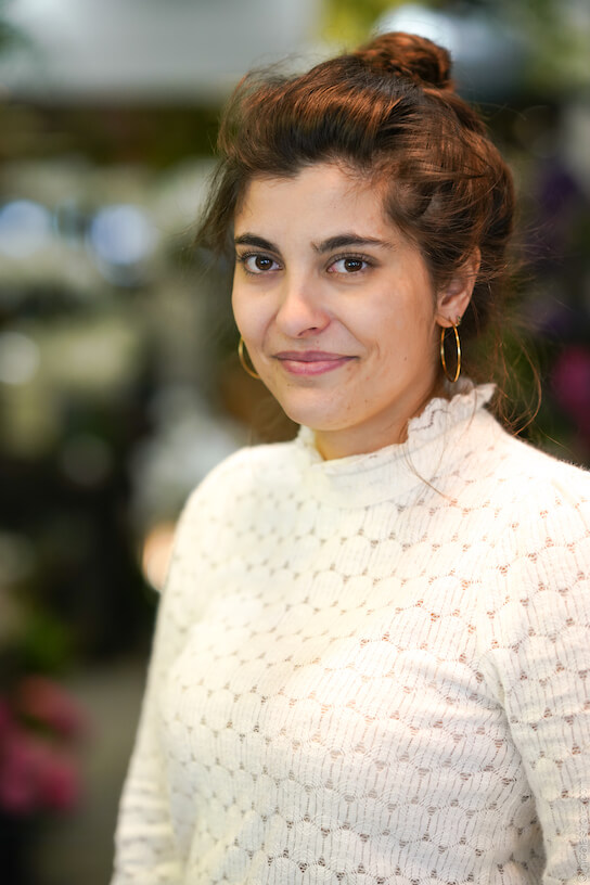Portrait de Clémence Osswald, fleuriste chez Amarylice