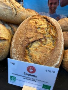 Sapiens, pain bio de la boulangerie Pane Vivo.