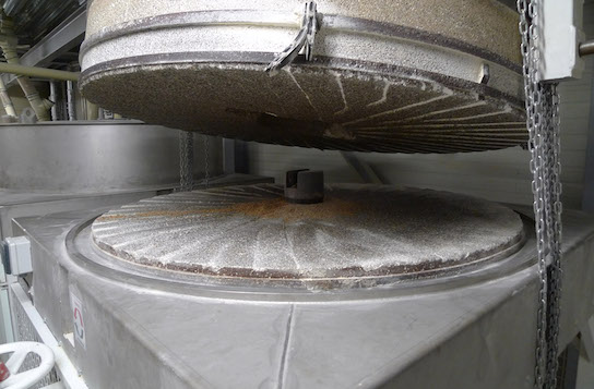 Outil de meunier présent au Moulin Marion.